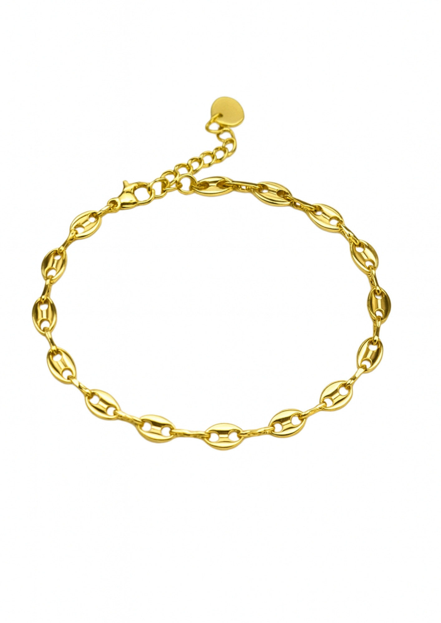 Bracelet Acier Inoxydable Grain de Café