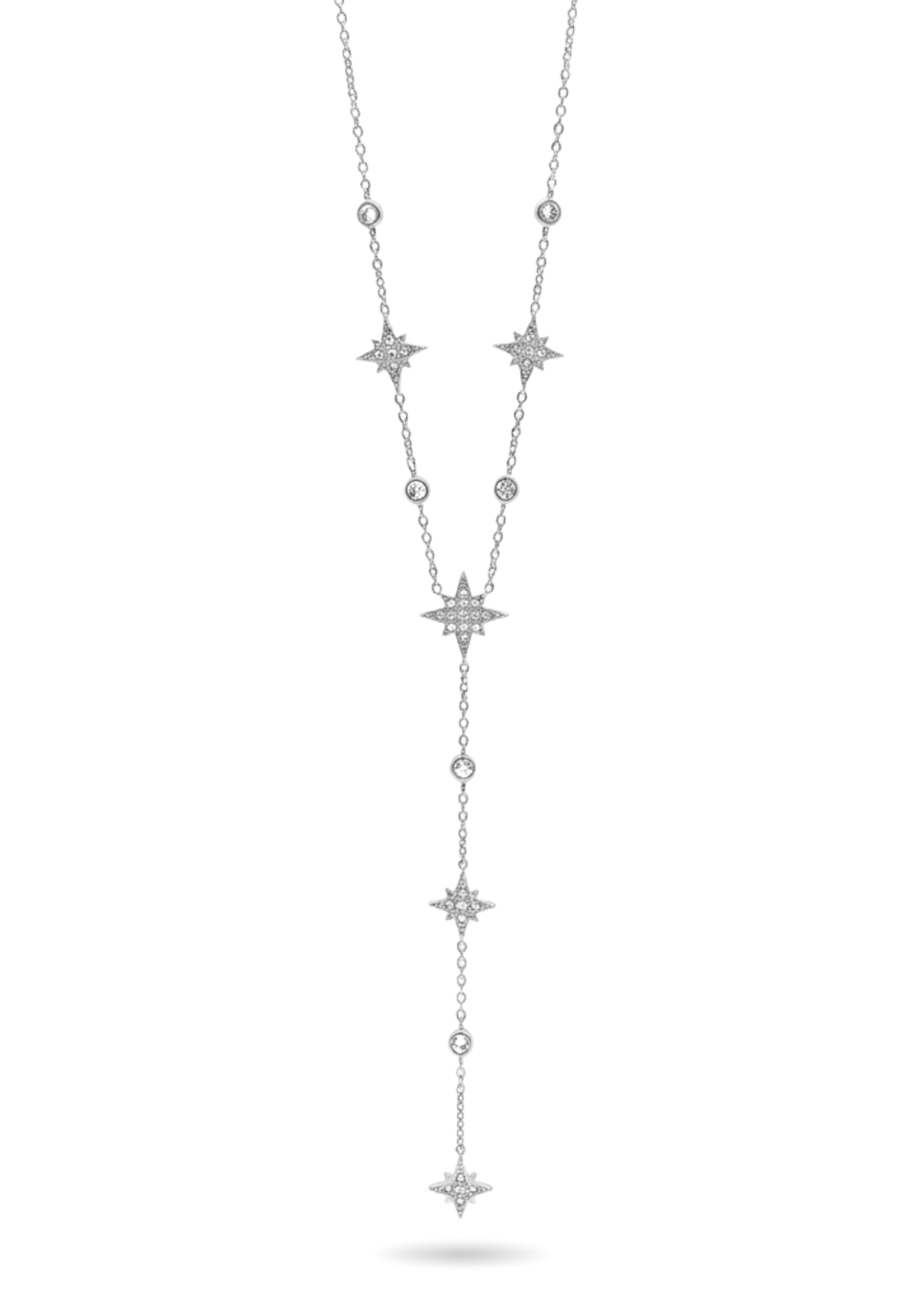 Collier Y Acier Inoxydable Étoile
