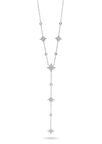 Collier Y Acier Inoxydable Étoile