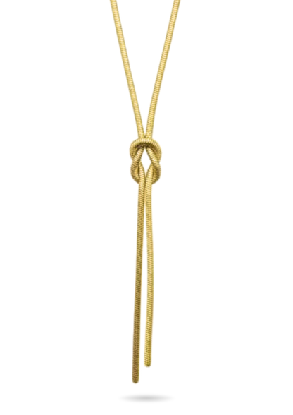 Collier Y Acier Inoxydable Serpent