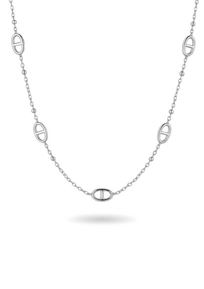 Collier Acier Inoxydable Ovale