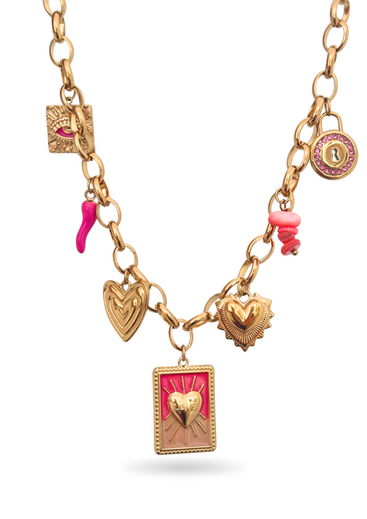 Collier Charms Love