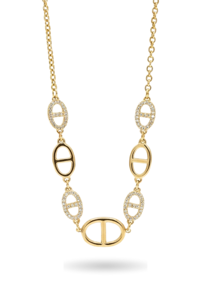 Collier Acier Inoxydable Maille Marine Design