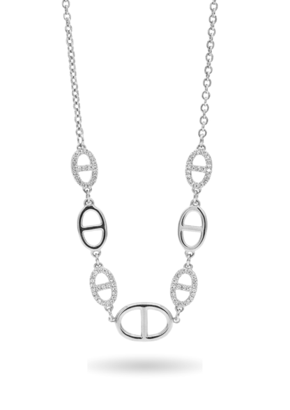 Collier Acier Inoxydable Maille Marine Design