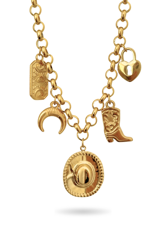 Collier Charms Cowboy