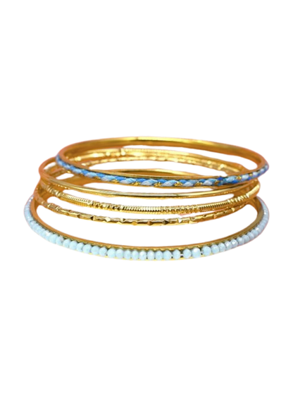 Ensemble Bracelet Jonc acier inoxydable