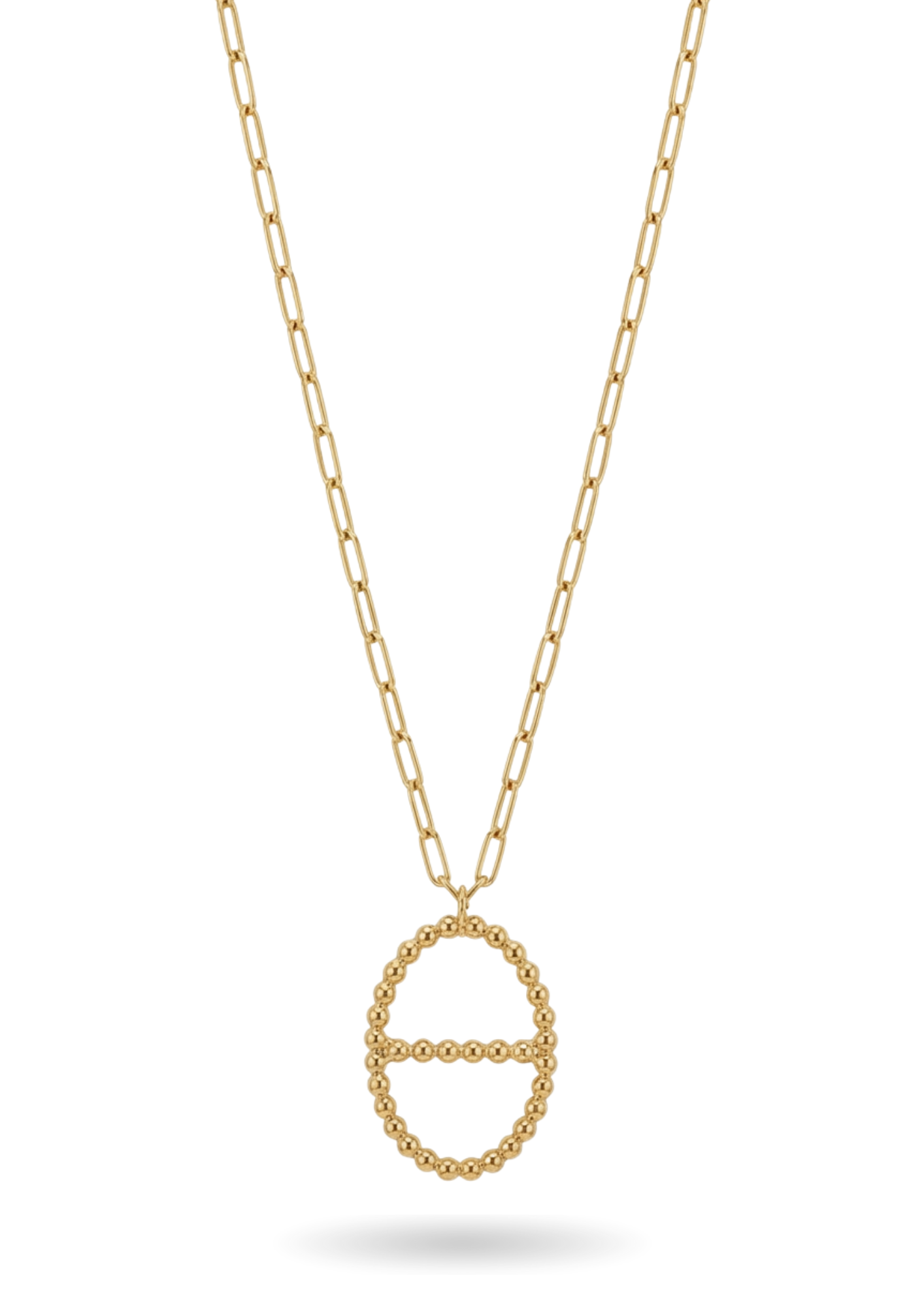 Sautoir Acier Inoxydable Pendentif Maille Marine