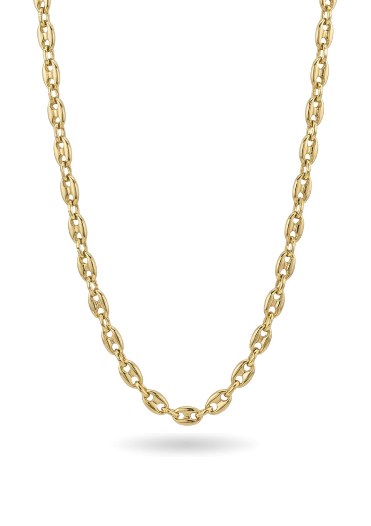 Collier Acier Inoxydable Grain de Café
