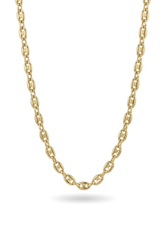 Collier Acier Inoxydable Grain de Café