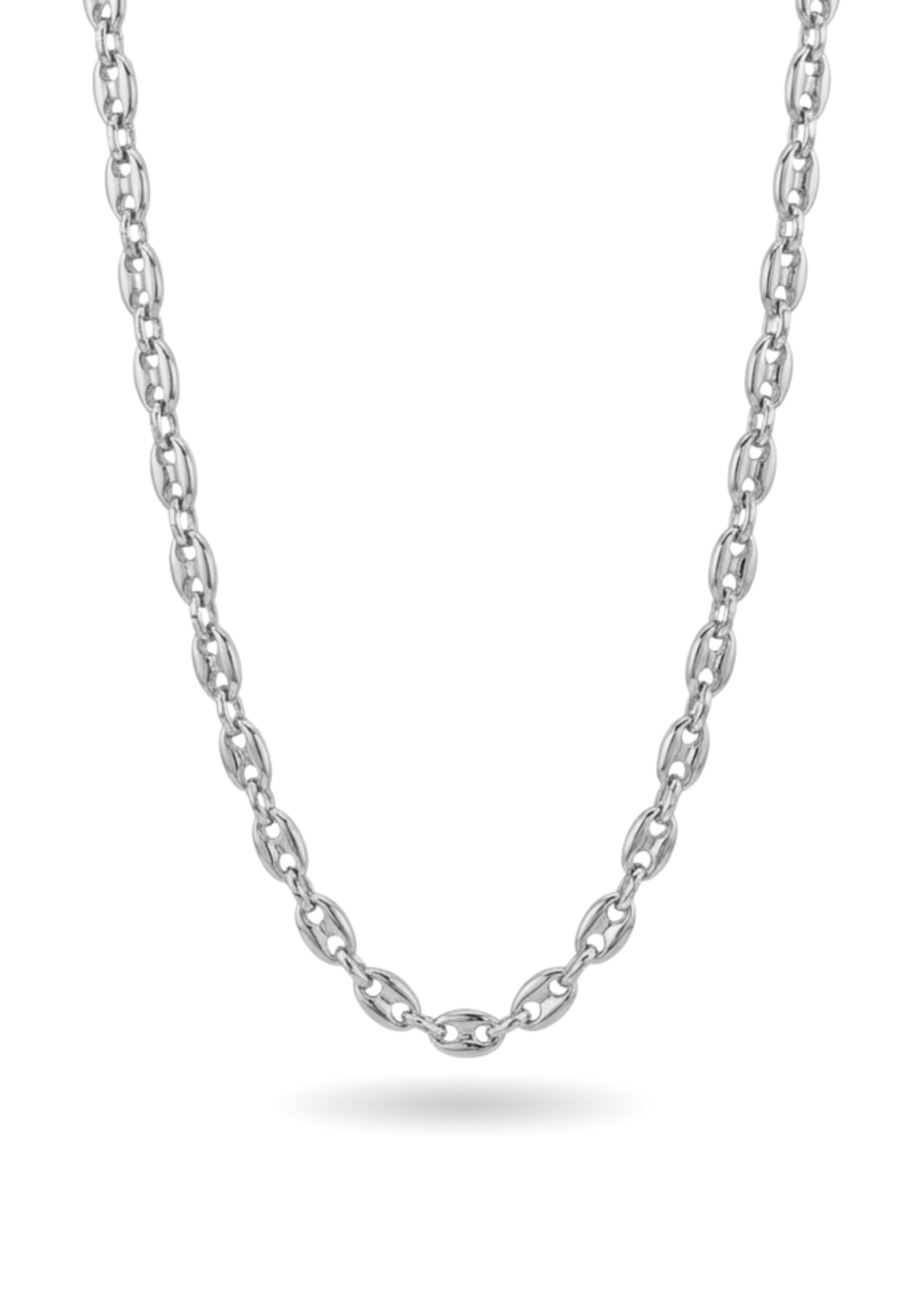 Collier Acier Inoxydable Grain de Café