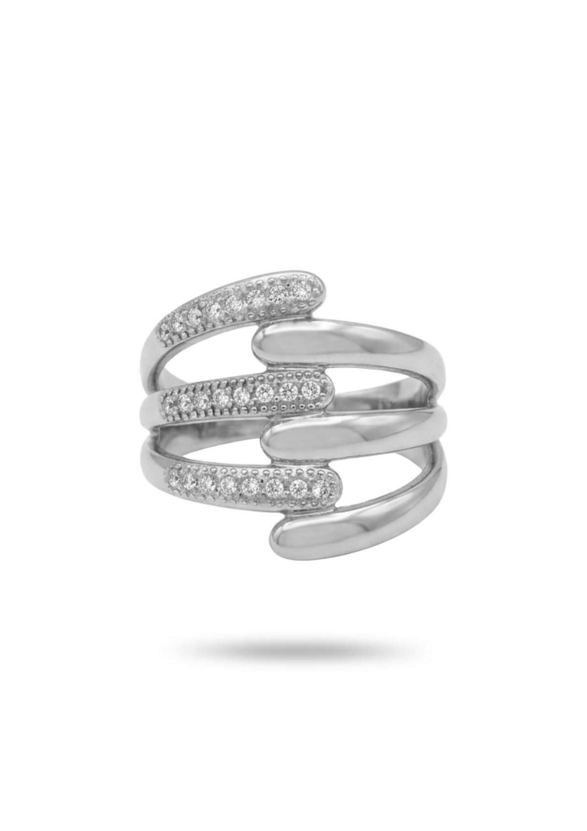 Bague Acier Inoxydable Anouk