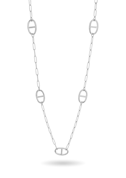 Sautoir Acier Inoxydable Ovale