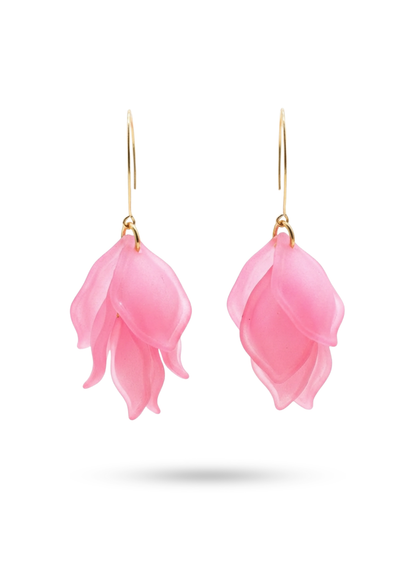 Boucles d'Oreilles Acier Inoxydable Pétale