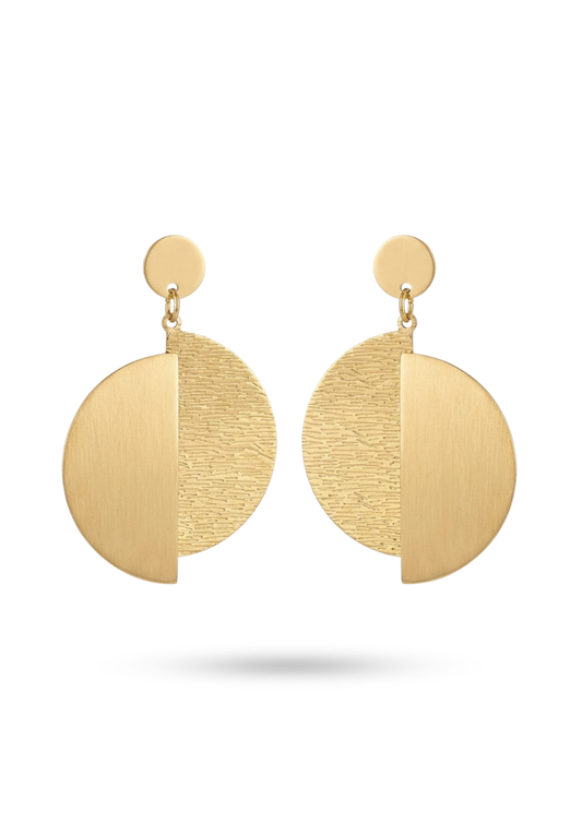 Boucles d'Oreilles Acier Inoxydable Géométrique