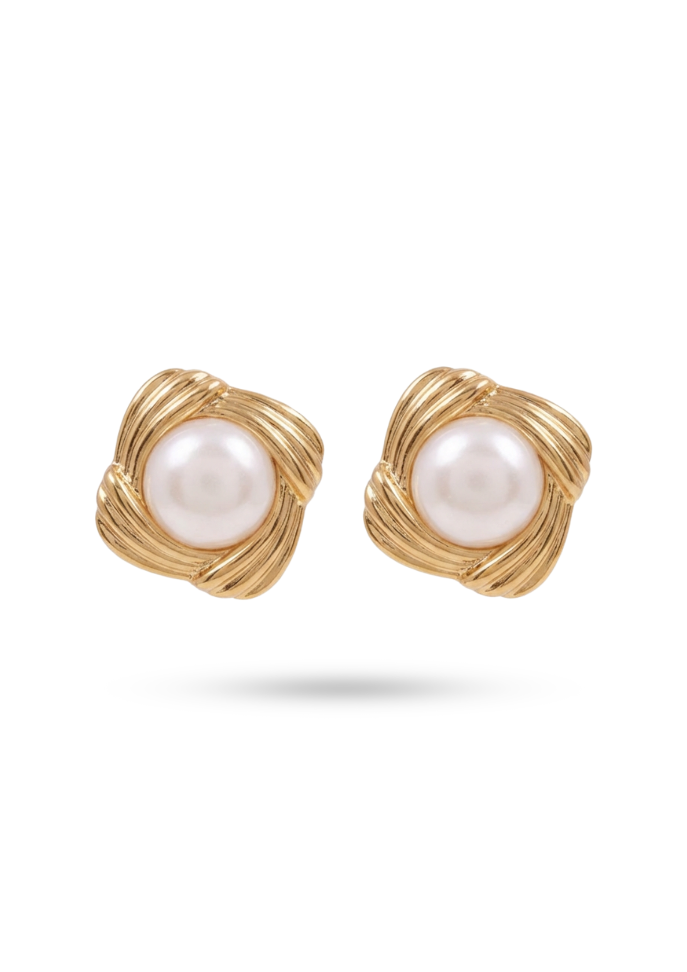 Boucles d'Oreilles Acier Inoxydable Vintage