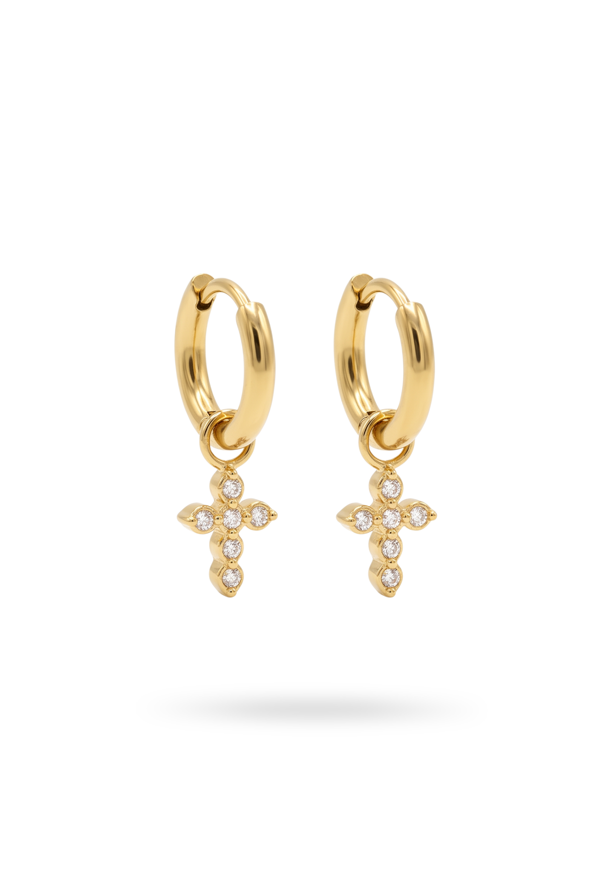 Boucles d'Oreilles Acier Inoxydable Chrétienne