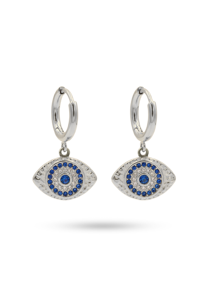 Boucles d'Oreilles Acier Inoxydable Œil Protecteur