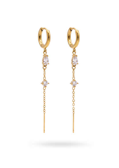 Boucles d'Oreilles Acier Inoxydable Pendante