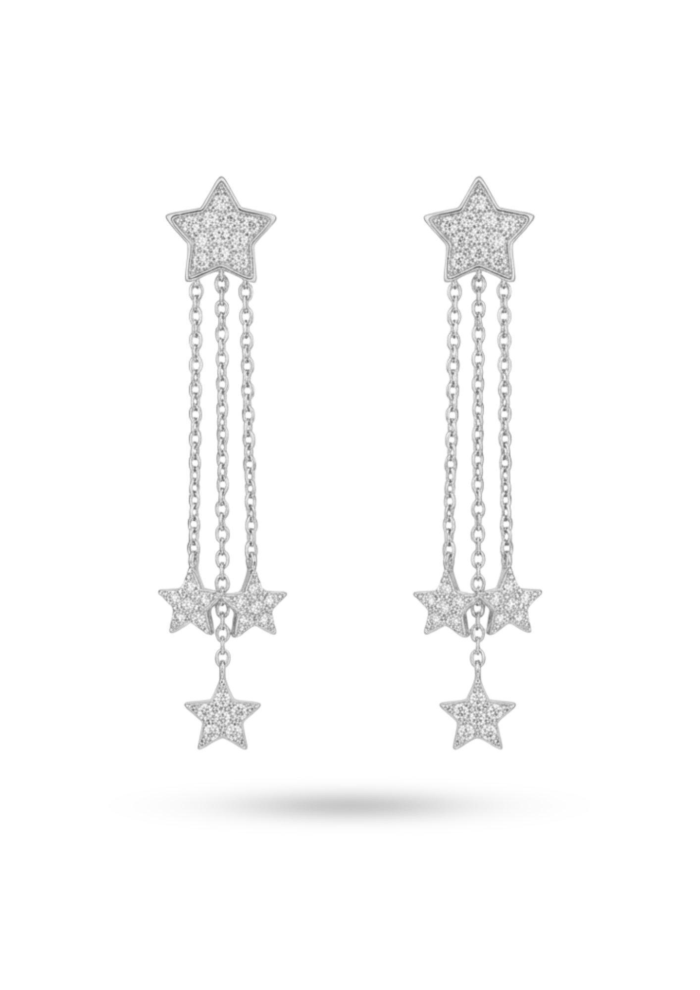 Boucles d'Oreilles Pendantes Étoile
