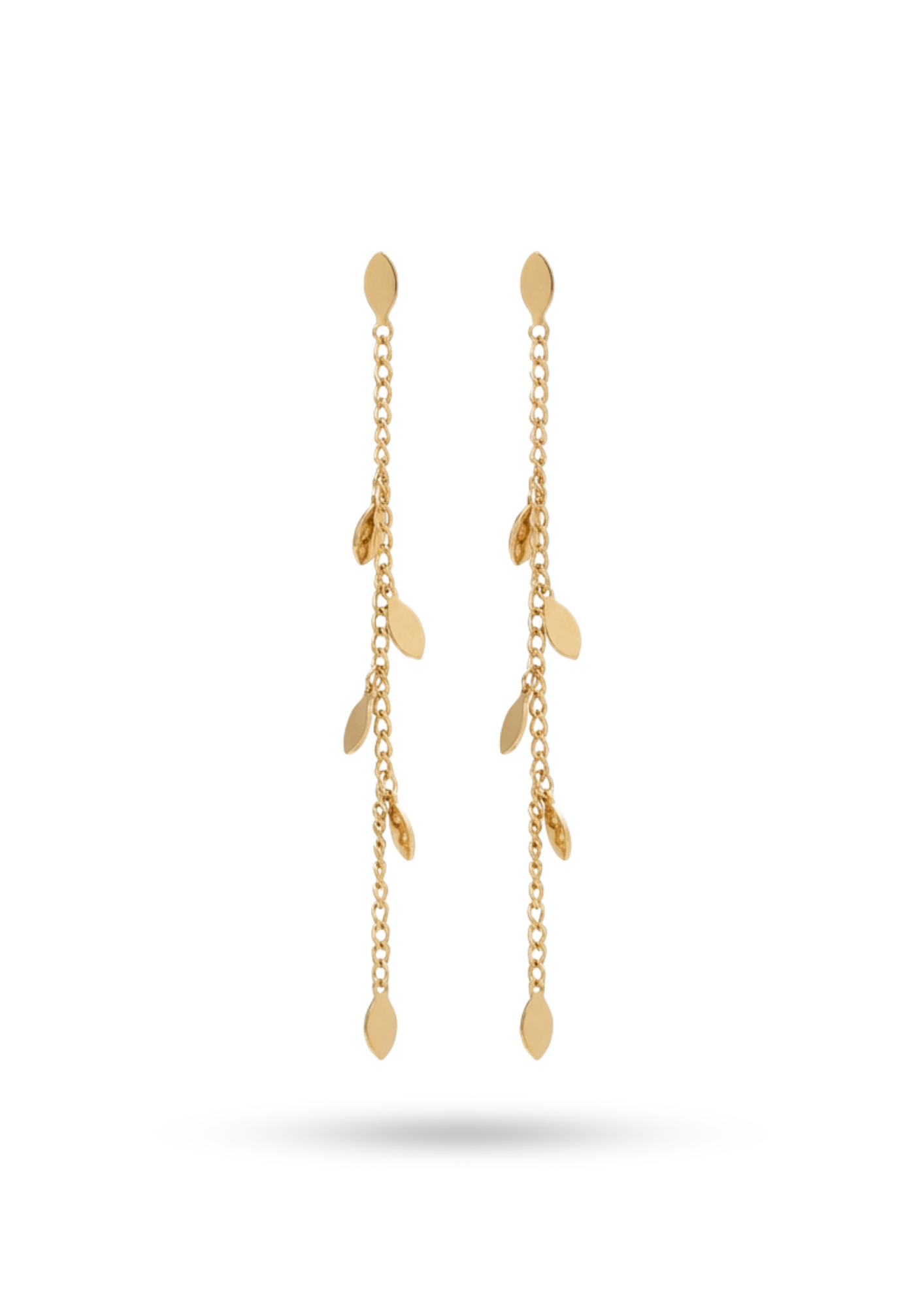Boucles d'Oreilles Acier Inoxydable Pendantes Pampilles