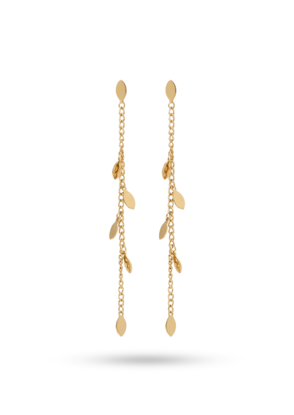 Boucles d'Oreilles Acier Inoxydable Pendantes Pampilles