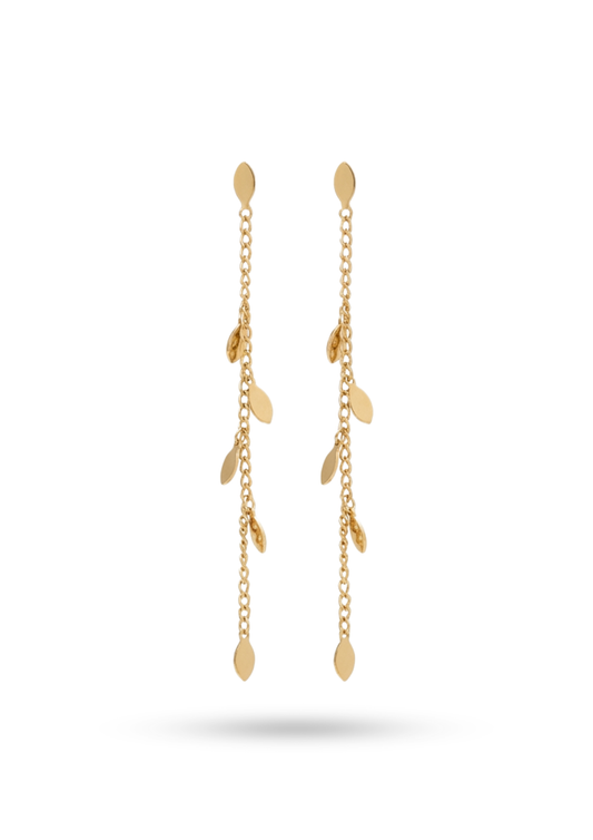 Boucles d'Oreilles Acier Inoxydable Pendantes Pampilles