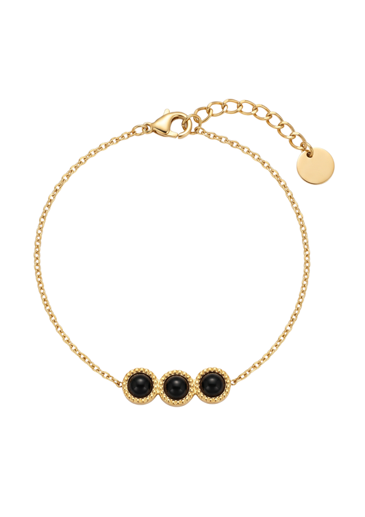 Bracelet Acier Inoxydable Pierre Naturelle