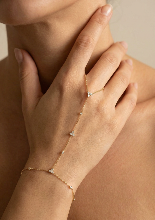 Chaîne de Main Strass Design