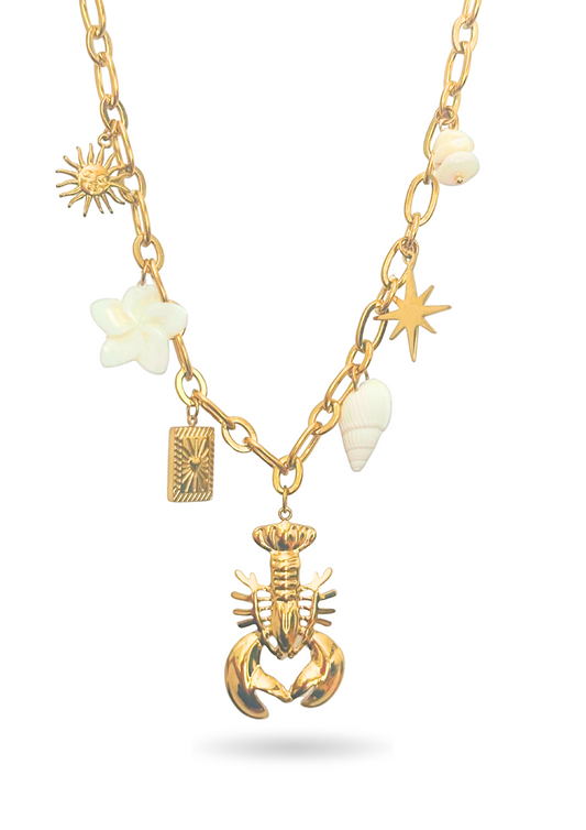 Collier Charms Homard