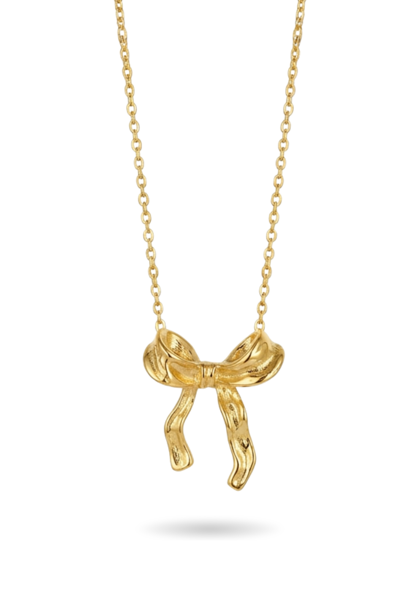 Collier Acier Inoxydable Nœud