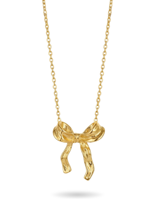 Collier Acier Inoxydable Nœud