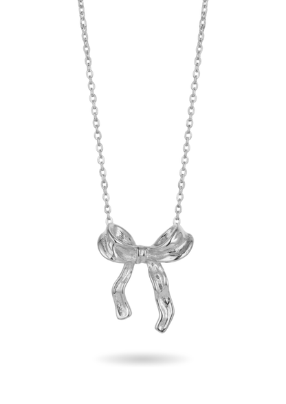 Collier Acier Inoxydable Nœud