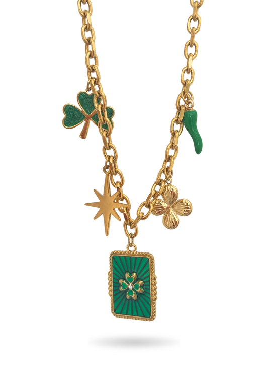 Collier Charms Trèfle