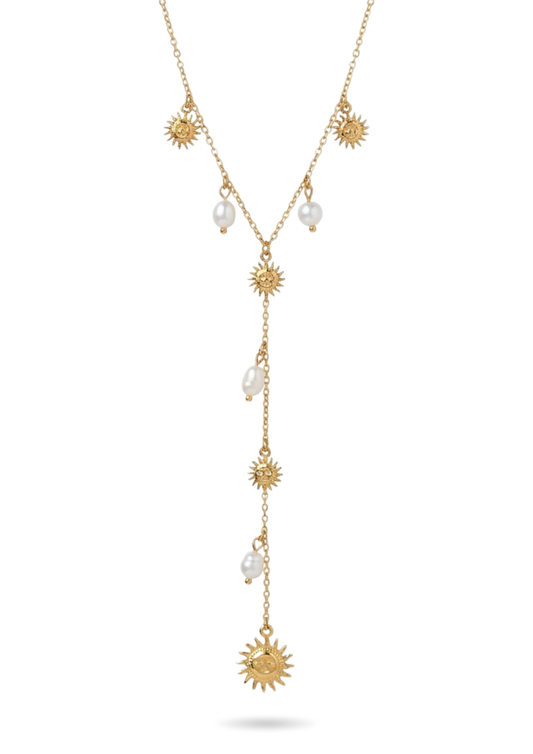 Collier Y Acier Inoxydable Soleil