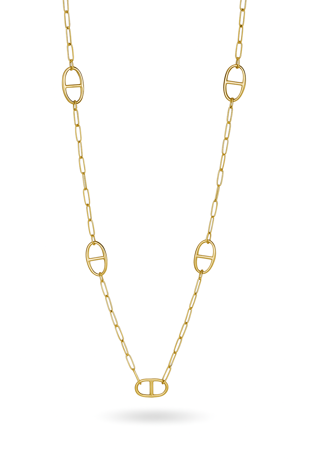 Sautoir Acier Inoxydable Ovale