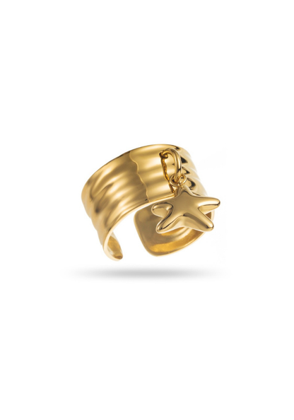 Bague Breloque Étoile de Mer