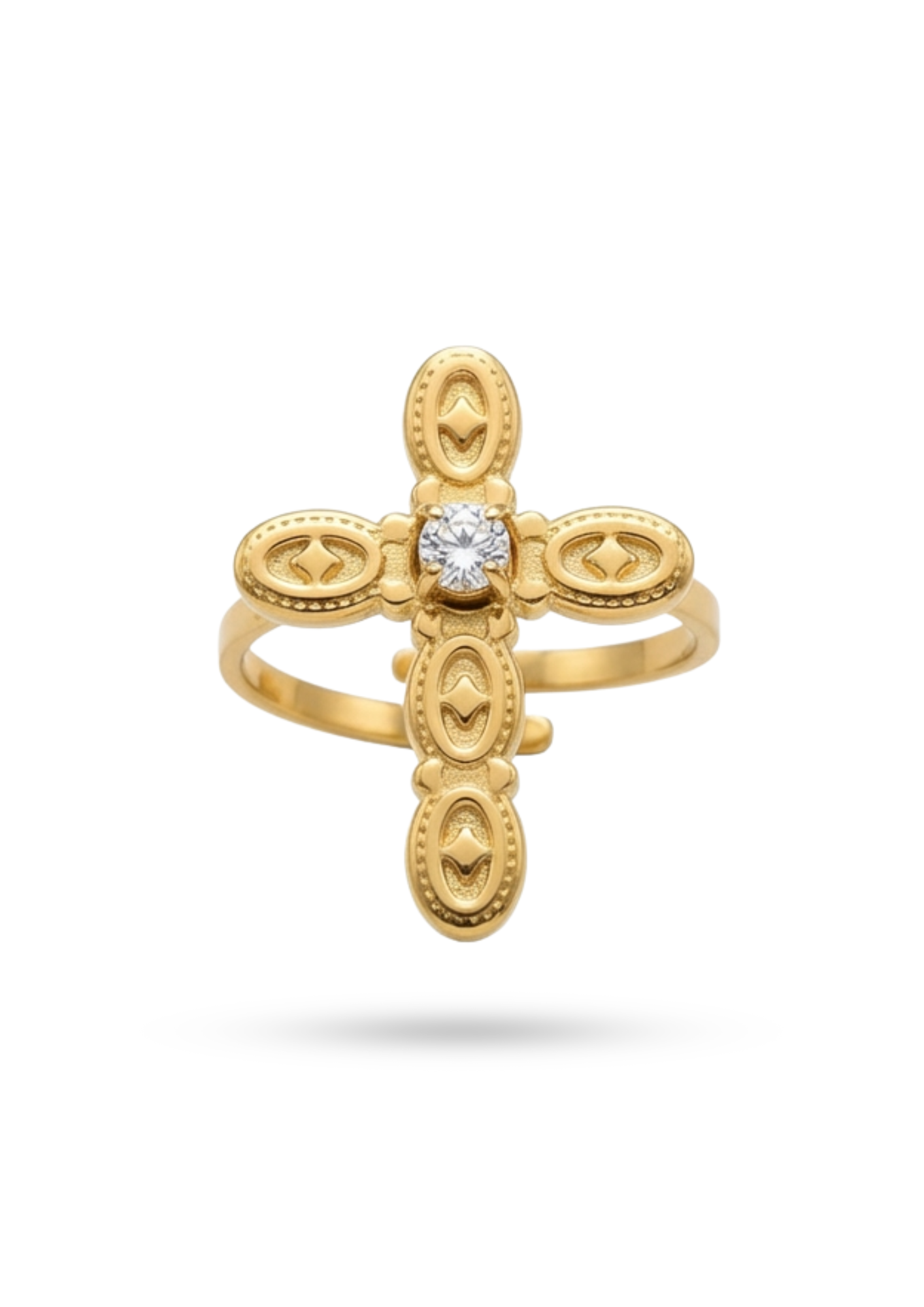 Bague Acier Inoxydable Vintage