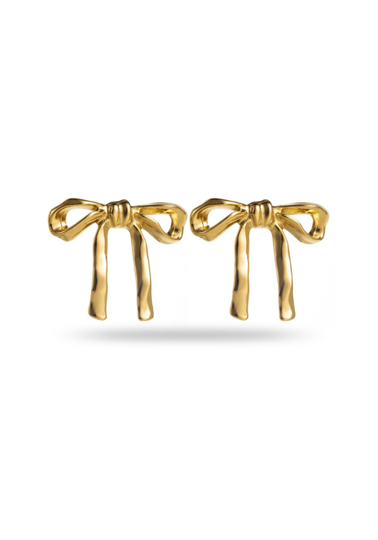 Boucles d'Oreilles Acier Inoxydable Nœud