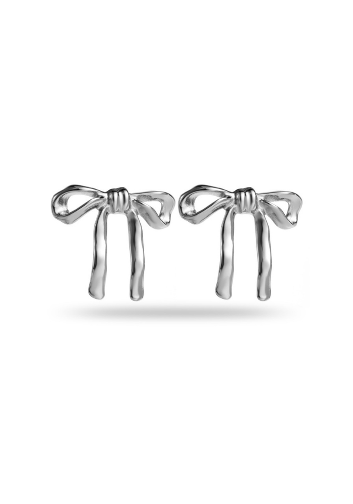 Boucles d'Oreilles Acier Inoxydable Nœud
