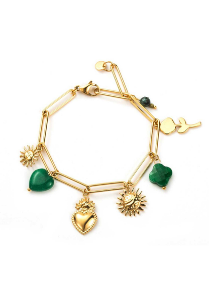 Bracelet Charms Blanc pas cher