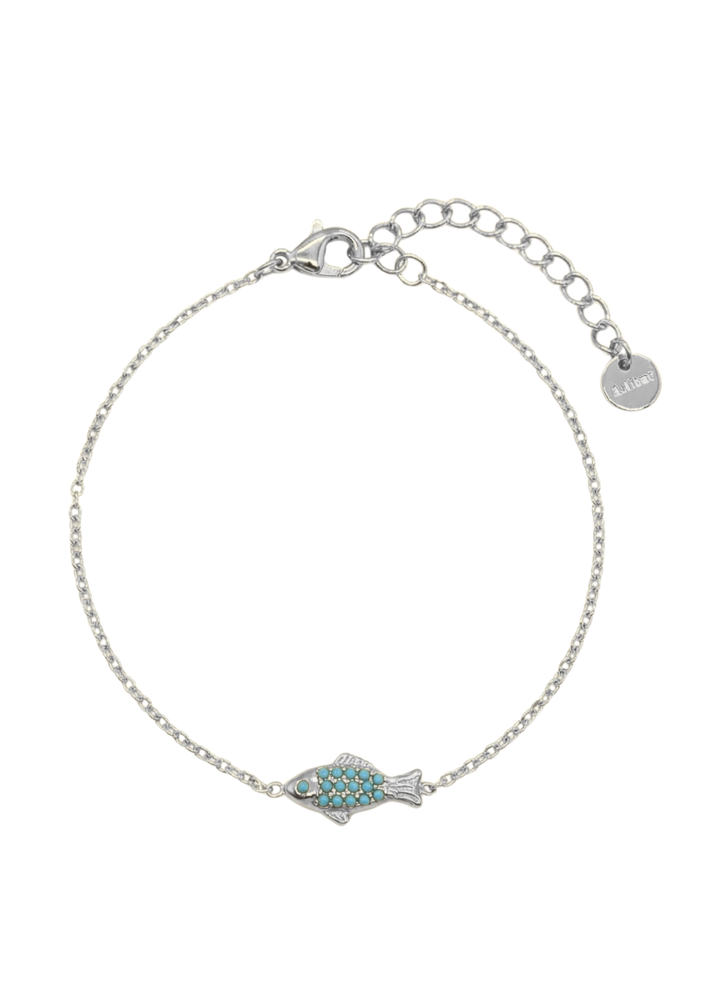 Bracelet Acier Inoxydable Poisson Perles
