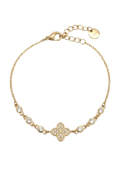 Bracelet Acier Inoxydable Trèfle Glamour