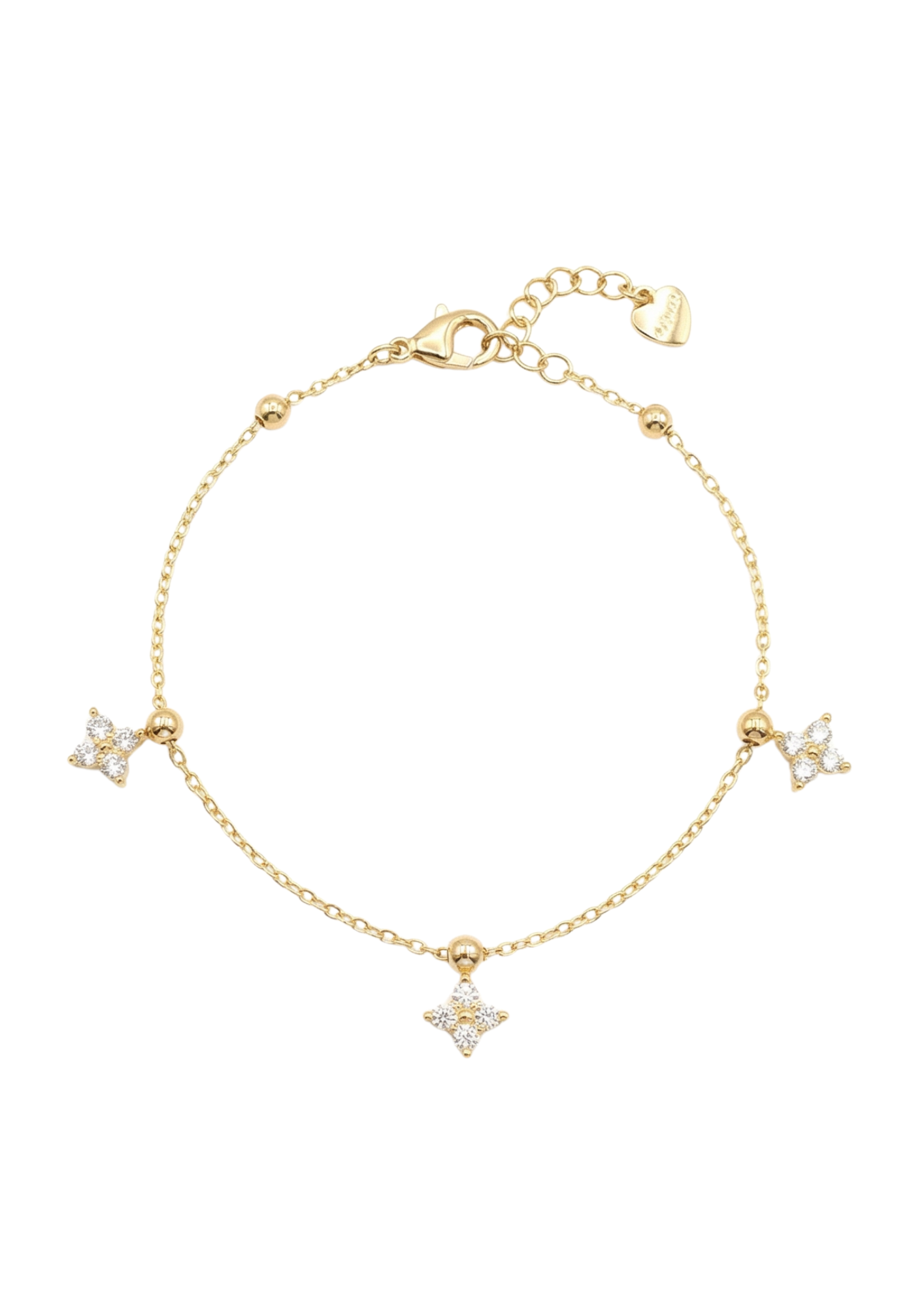 Bracelet Acier Inoxydable Pendentif Étoile
