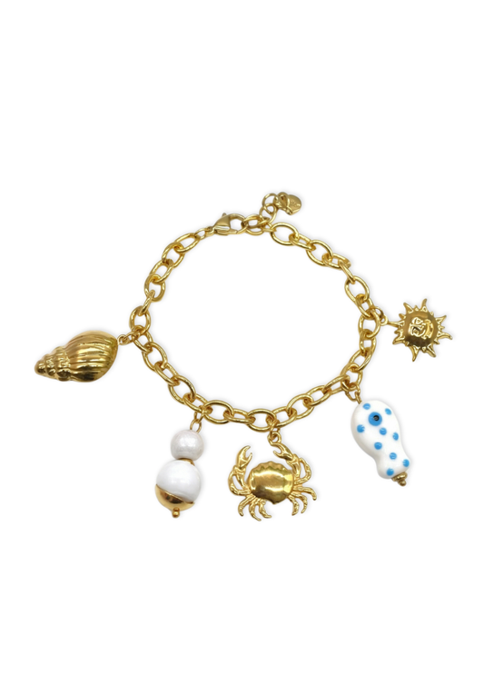 Bracelet Charms Crabe