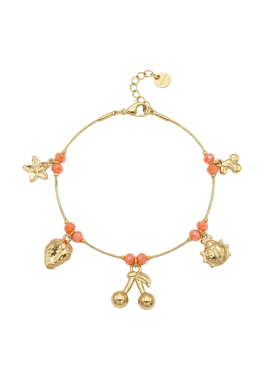 Bracelet Charms Cerise Coccinelle