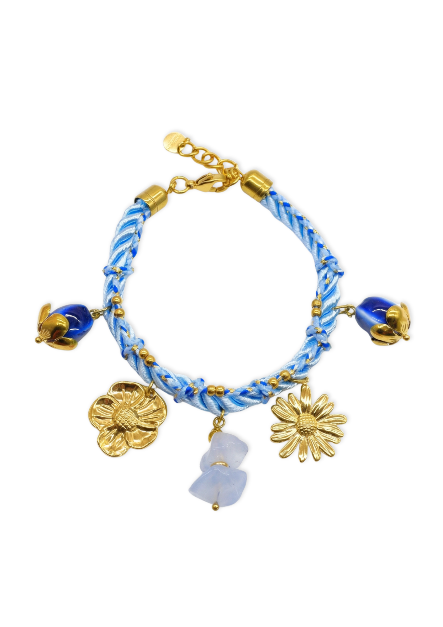 Bracelet Charms Cordon Fleur