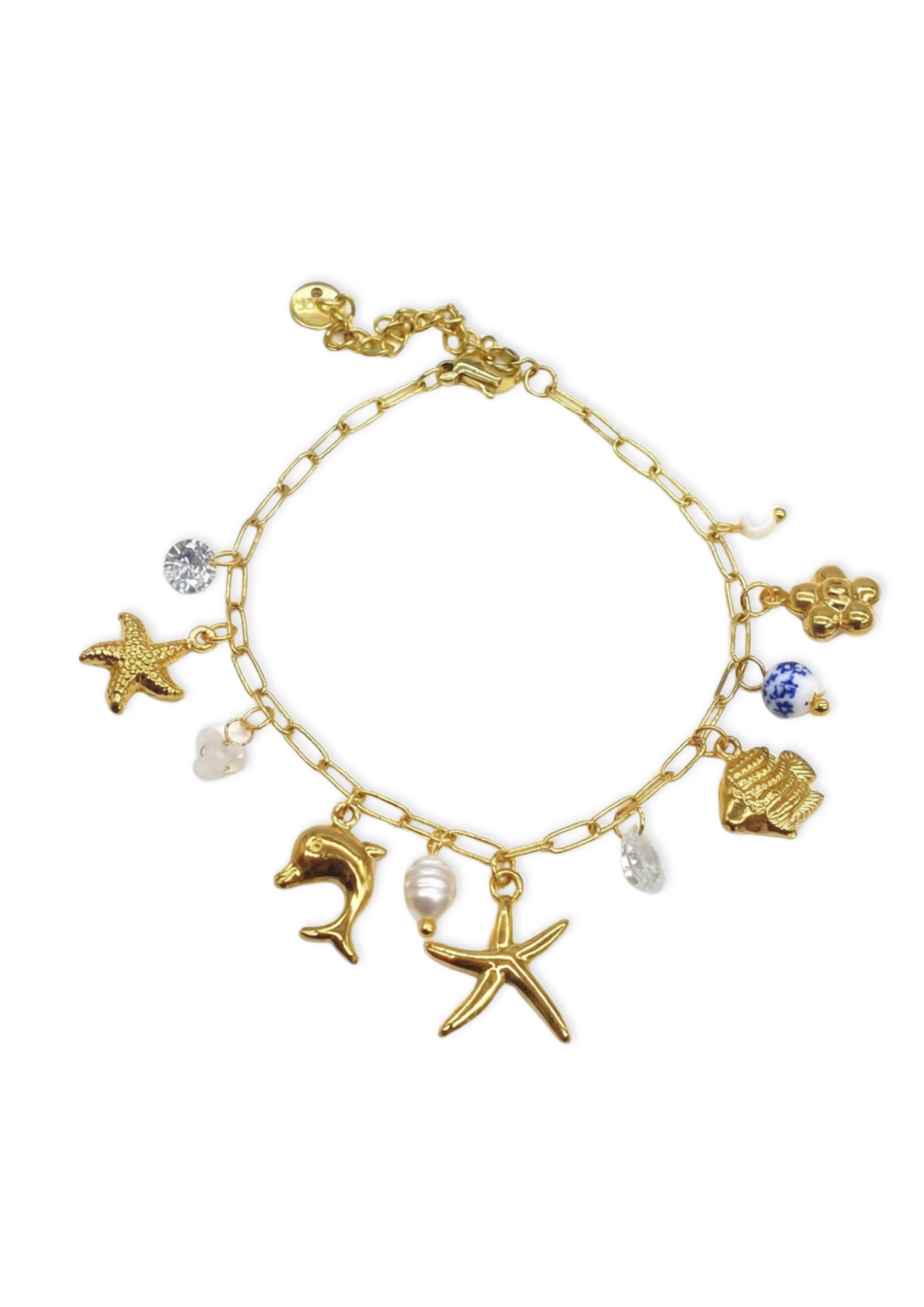 Bracelet Charms Été Blanc