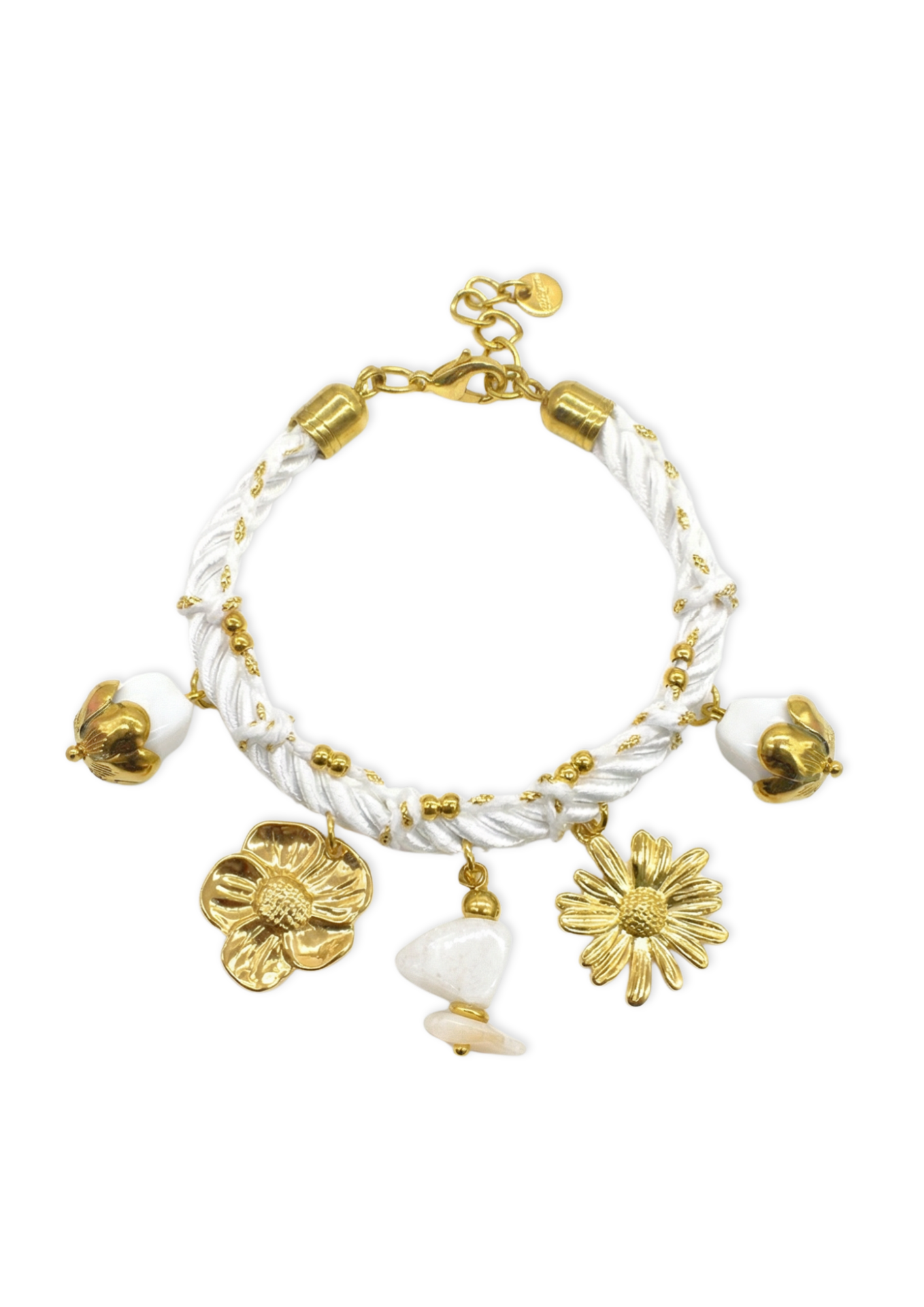 Bracelet Charms Cordon Fleur