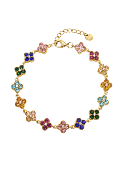 Bracelet Trèfle Multicolore 