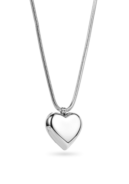 Collier Acier Inoxydable Cœur